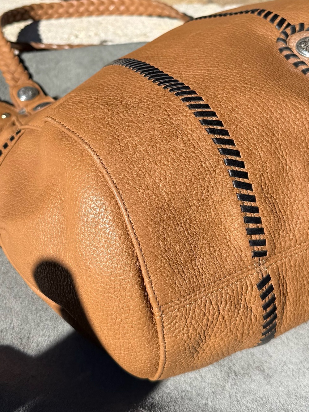 Brighton Mesa Vintage Leather Hobo Bag & Wallet Set - Picture 8 of 16
